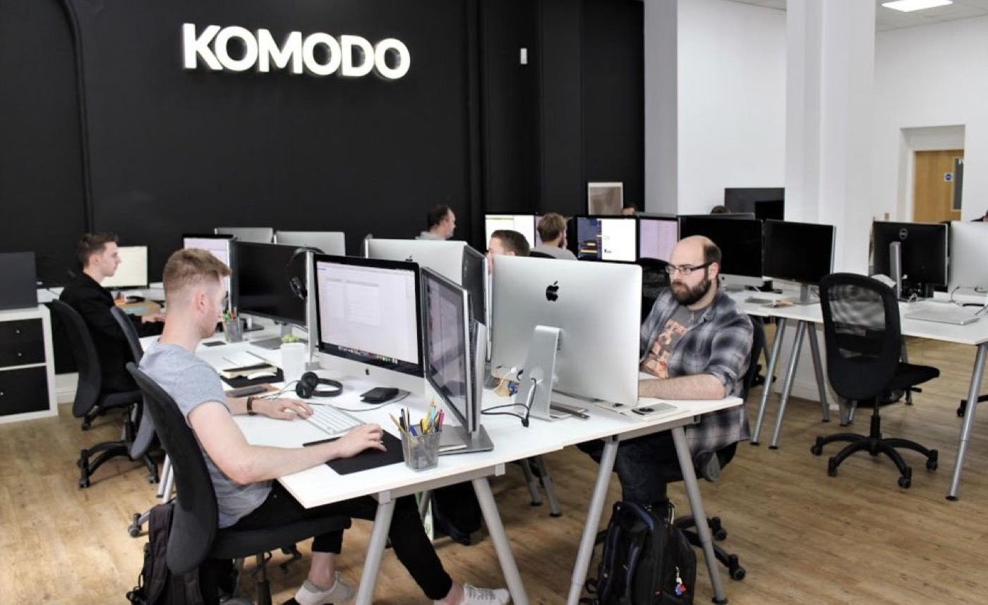 The Komodo Digital studio in Newcastle